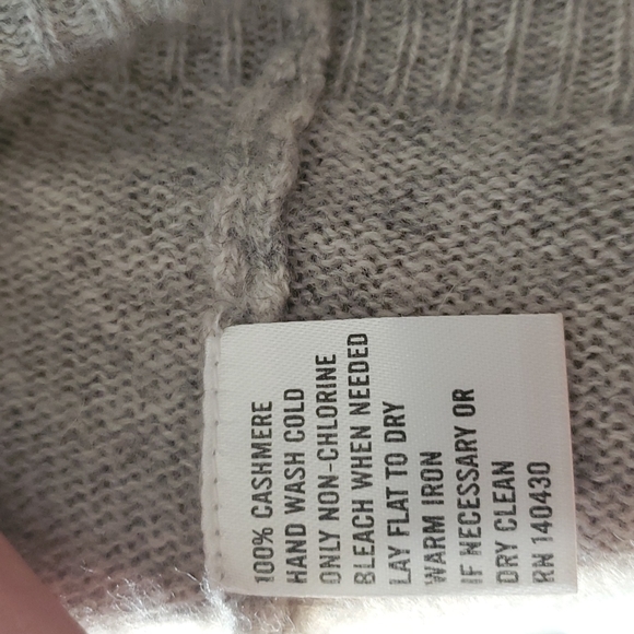 Lochleven Cashmere Sweater purple and gray size medium - Picture 4 of 4